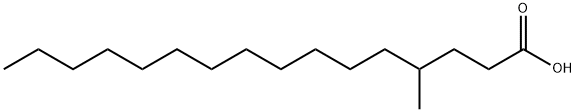Hexadecanoic acid, 4-methyl-,53696-23-4,结构式