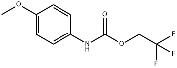 2,2,2-trifluoroethyl N-(4-methoxyphenyl)carbamate Structure