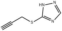 1H-1,2,4-Triazole, 5-(2-propyn-1-ylthio)- Struktur