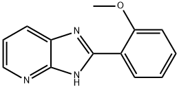 2-(2-Methoxyphenyl)-1H-imidazo[4,5-b]pyridine Struktur