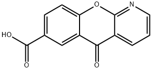 5H-[1]Benzopyrano[2,3-b]pyridine-7-carboxylic acid, 5-oxo- Structure