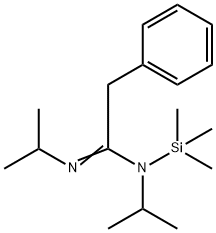 N,N''-Diisopropyl-2-phenyl-N-(trimethylsilyl)acetimidamide,540734-05-2,结构式