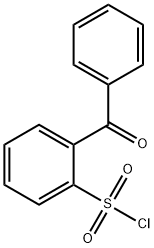 2-Benzoylbenzene-1-sulfonyl Chloride Structure