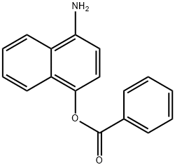 4-Aminonaphthalen-1-yl benzoate Structure