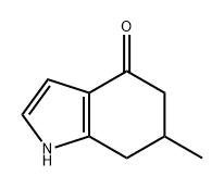 4H-Indol-4-one, 1,5,6,7-tetrahydro-6-methyl- Struktur