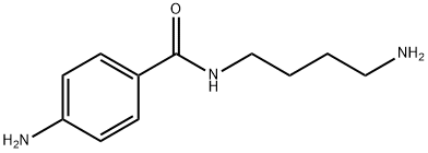 Benzamide, 4-amino-N-(4-aminobutyl)- Struktur