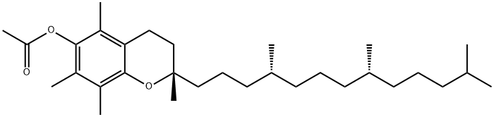 2H-1-Benzopyran-6-ol, 3,4-dihydro-2,5,7,8-tetramethyl-2-[(4R,8R)-4,8,12-trimethyltridecyl]-, 6-acetate, (2S)-