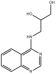 3-(Quinazolin-4-ylamino)propane-1,2-diol Structure