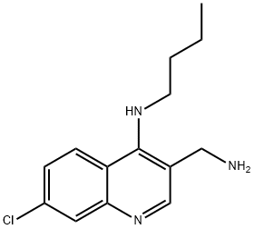 3-(Aminomethyl)-N-butyl-7-chloroquinolin-4-amine Structure