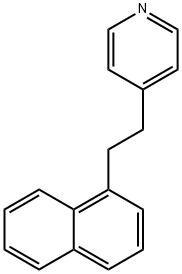 4-[2-(naphthalen-1-yl)ethyl]pyridine,5426-19-7,结构式