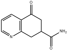 7-Quinolinecarboxamide, 5,6,7,8-tetrahydro-5-oxo- Struktur