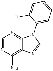 9-(2-Chlorophenyl)-9H-purin-6-amine Struktur