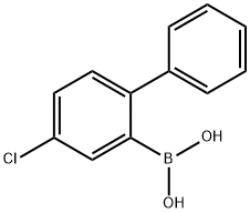 (4-氯-[1,1'-联苯]-2-基)硼酸,544678-60-6,结构式