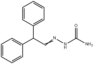 二苯基乙醛缩氨基脲,5449-28-5,结构式