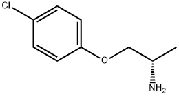 2-Propanamine, 1-(4-chlorophenoxy)-, (2S)- 结构式