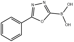 Boronic acid, B-(5-phenyl-1,3,4-oxadiazol-2-yl)- 化学構造式