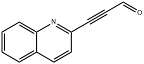 2-Propynal, 3-(2-quinolinyl)- Struktur