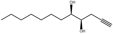 1-Dodecyne-4,5-diol, (4R,5R)- 结构式