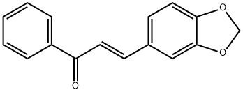 3-(1,3-苯并二氧杂环戊烯-5-基)-1-苯基-2-丙烯-1-酮,54619-91-9,结构式