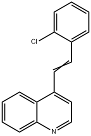 4-(2-Chlorostyryl)quinoline Struktur