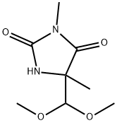 2,4-Imidazolidinedione, 5-(dimethoxymethyl)-3,5-dimethyl-,5469-84-1,结构式