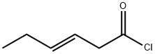 3-Hexenoyl chloride, (3E)- Structure