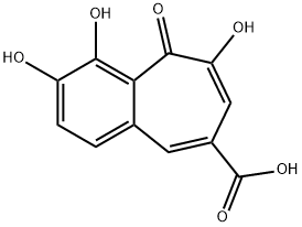 54755-93-0 5H-Benzocycloheptene-8-carboxylic acid, 3,4,6-trihydroxy-5-oxo-