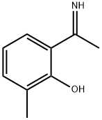 Phenol, 2-(1-iminoethyl)-6-methyl- Struktur