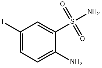 2-氨基-5-碘苯磺酰胺, 54773-54-5, 结构式