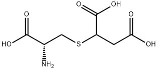 S-(1,2-dicarboxyethyl)-L-cysteine Structure