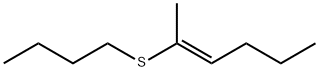 2-Hexene, 2-(butylthio)-, (E)- (9CI)