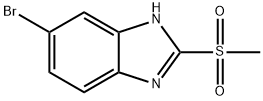 1H-Benzimidazole, 6-bromo-2-(methylsulfonyl)- 化学構造式