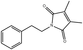 3,4-Dimethyl-1-(2-phenylethyl)-1H-pyrrole-2,5-dione,54887-38-6,结构式