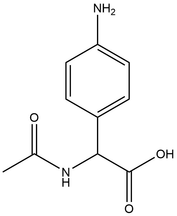 N-Ac-RS-4-Amino-Phenylglycine Structure