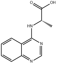 (S)-2-(Quinazolin-4-ylamino)propanoic acid Struktur