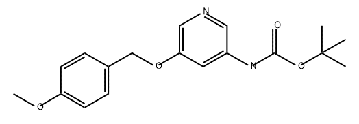 Carbamic acid, [5-[(4-methoxyphenyl)methoxy]-3-pyridinyl]-, 1,1-dimethylethyl ester (9CI),552331-75-6,结构式