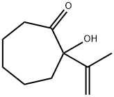Cycloheptanone, 2-hydroxy-2-(1-methylethenyl)- Structure