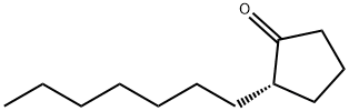 Cyclopentanone, 2-heptyl-, (2S)- 结构式