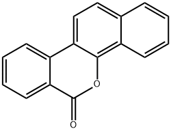 6H-Benzo[d]naphtho[1,2-b]pyran-6-one Struktur