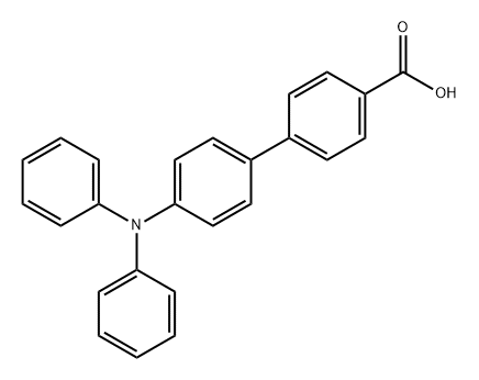 [1,1'-Biphenyl]-4-carboxylic acid, 4'-(diphenylamino)-,554458-97-8,结构式