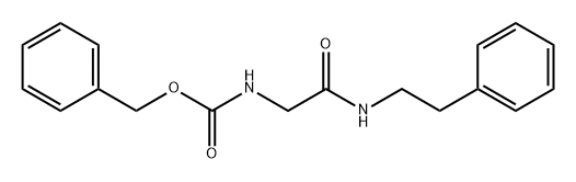 Carbamic acid, N-[2-oxo-2-[(2-phenylethyl)amino]ethyl]-, phenylmethyl ester