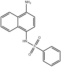 N-(4-Aminonaphthalen-1-yl)benzenesulfonamide 结构式