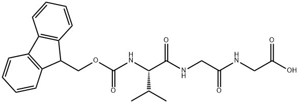 (S)-1-(9H-Fluoren-9-yl)-5-isopropyl-3,6,9-trioxo-2-oxa-4,7,10-triazadodecan-12-oic acid|