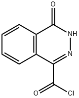 1-Phthalazinecarbonyl chloride, 3,4-dihydro-4-oxo- Structure