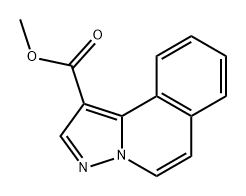 Pyrazolo[5,1-a]isoquinoline-1-carboxylic acid methyl ester Struktur