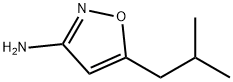 5-异丁基异恶唑 -3-胺, 55809-49-9, 结构式