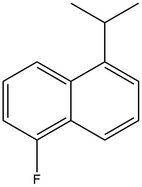 1-Fluoro-5-(1-methylethyl)naphthalene 结构式