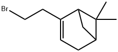 Bicyclo[3.1.1]hept-2-ene, 2-(2-bromoethyl)-6,6-dimethyl-,55932-64-4,结构式