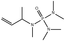 Phosphoric triamide, N,N,N',N',N''-pentamethyl-N''-(1-methyl-2-propen-1-yl)- Structure