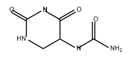 Urea, N-(hexahydro-2,4-dioxo-5-pyrimidinyl)- Structure